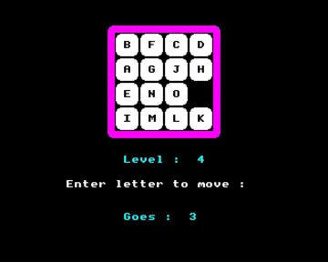 Letter Puzzle (1985)(Punchihewa, Mahesh)[PUZZLE] screen shot game playing